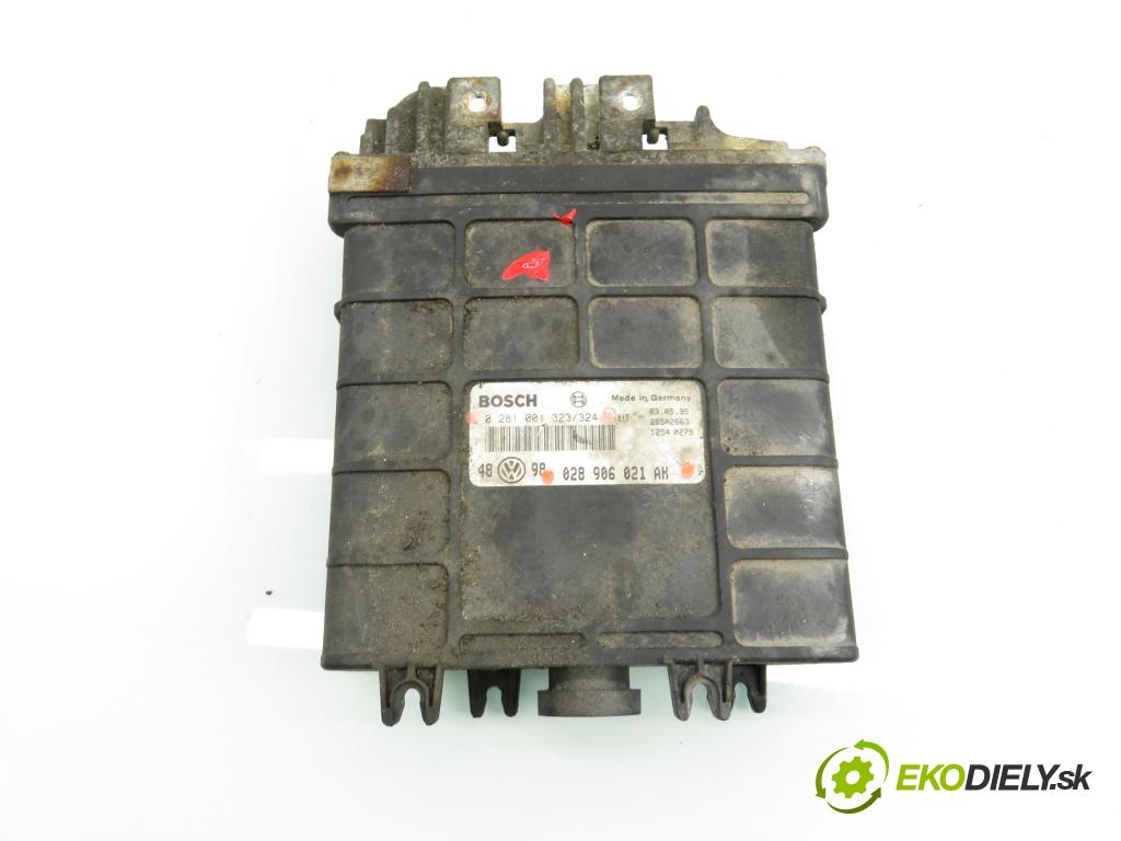 VW GOLF III (1H1) HB 1995 66,00 1.9 TDI - 1Z 1896,00 řídící jednotka motora 028906021AH ; 0281001323 ; 0281001324