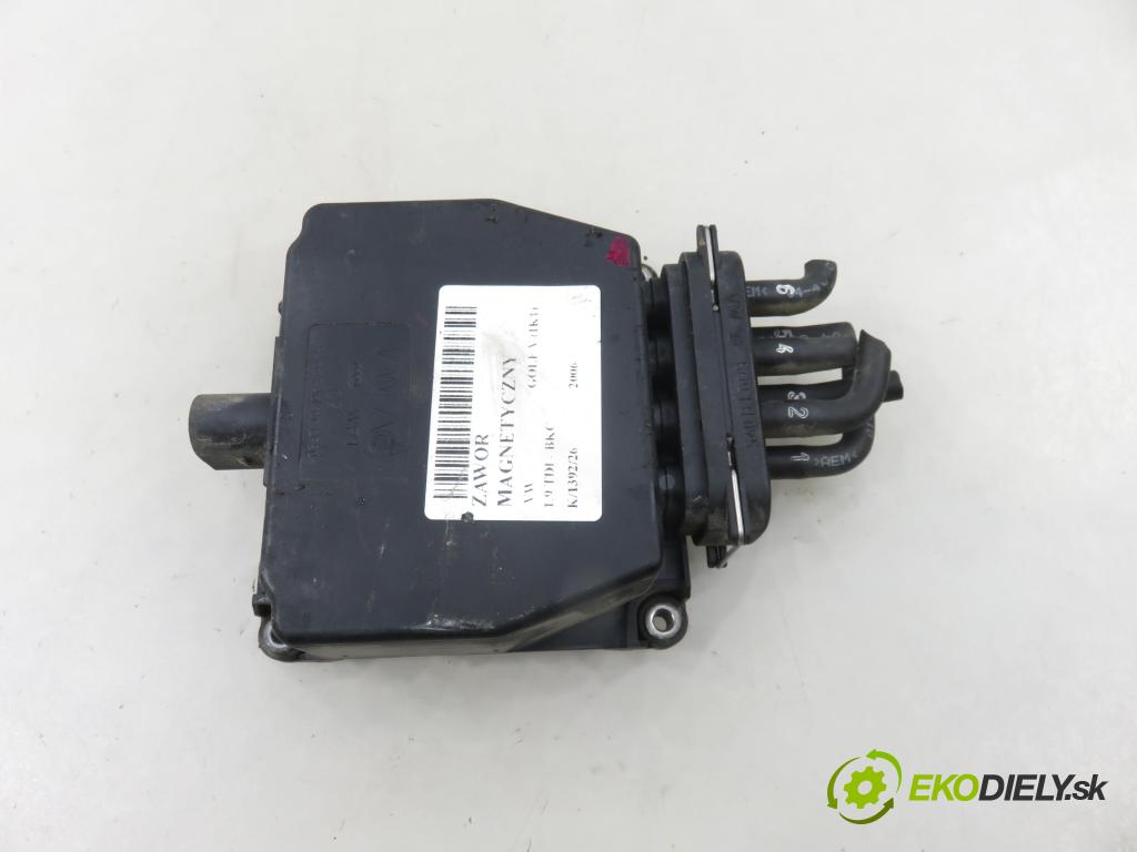VW GOLF V (1K1) HB 2006 77,00 1.9 TDI PD 105 - BKC 1896,00 VENTIL magnetický 6Q0906625