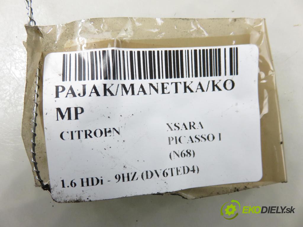 CITROEN XSARA PICASSO (N68) MINIVAN 2006 80,00 1.6 HDi - 9HZ (DV6TED4) 1560,00 PAKA/ŘAZENÍ/SADA: 96605654XT