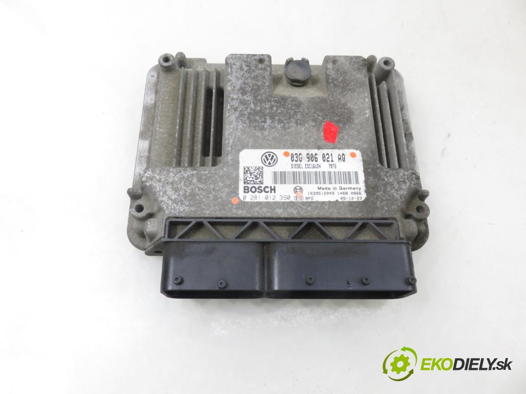 VW CADDY III Furgon (2KA, 2KH, 2CA, 2CH) FURGON 2006 77,00 1.9 TDI - BLS 1896,00 Riadiaca jednotka Motor 03G906021AQ ; 0281012390
