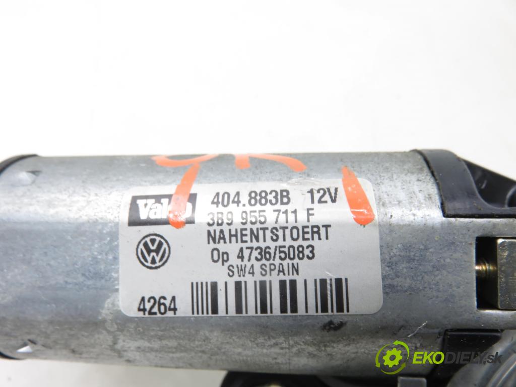 VW PASSAT B5.5 Variant (3B6) KOMBI 2004 100,00 2.0 TDI - BGW 1968,00 Motorček stierače zadné 3B9955711F ; 404883B