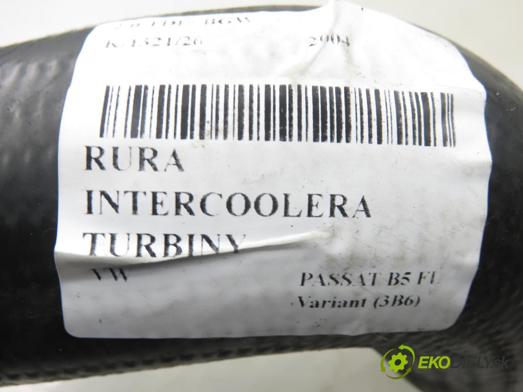 VW PASSAT B5.5 Variant (3B6) KOMBI 2004 100,00 2.0 TDI - BGW 1968,00 Rúra intercoolera turba 3B0145834N