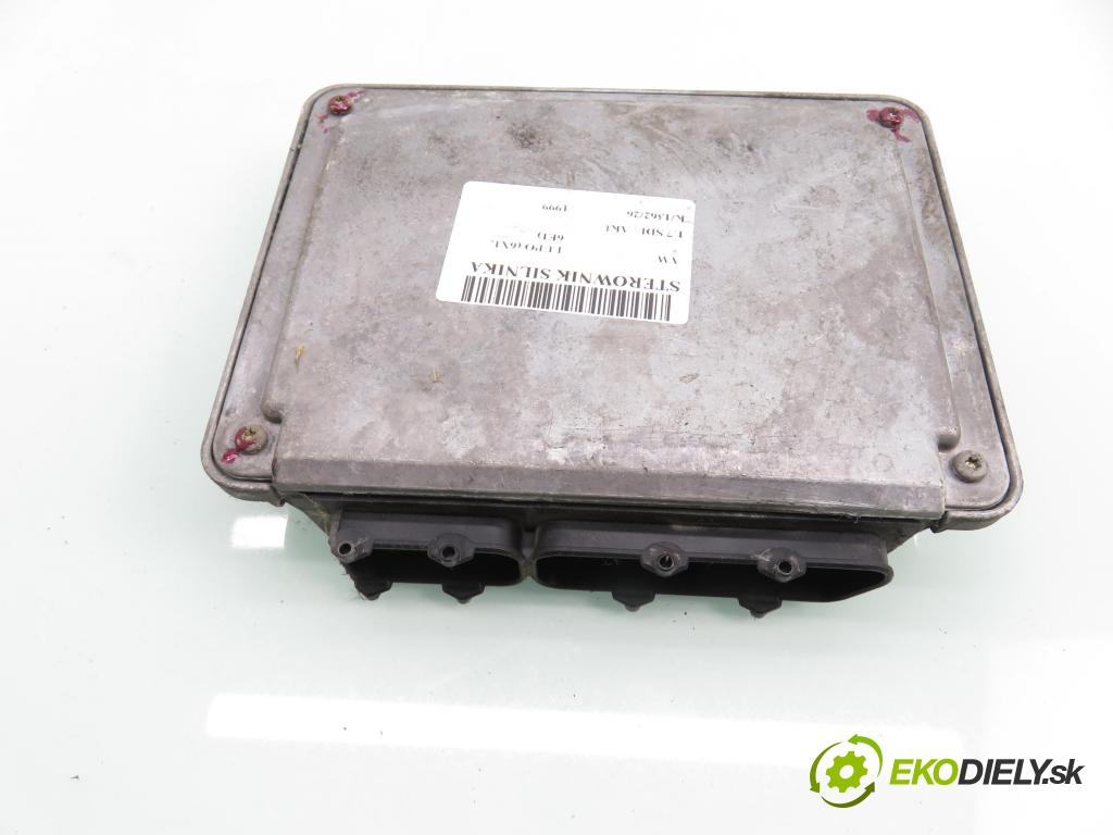 VW LUPO (6X1, 6E1) HB 1999 44,00 1.7 SDI - AKU 1716,00 řídící jednotka motora 038906013L ; 0281001748