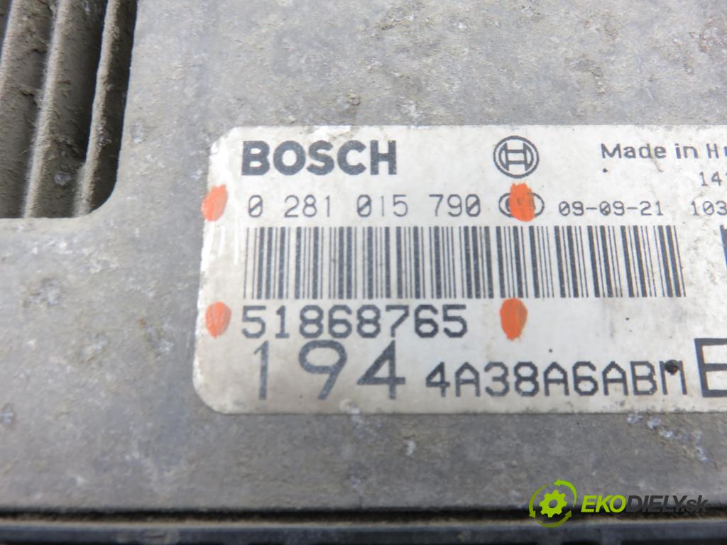 FIAT CROMA (194_) KOMBI 2010 88,00 1.9 D Multijet - 939 A1.000 1910,00 Riadiaca jednotka Motor 51868765 ; 0281015790
