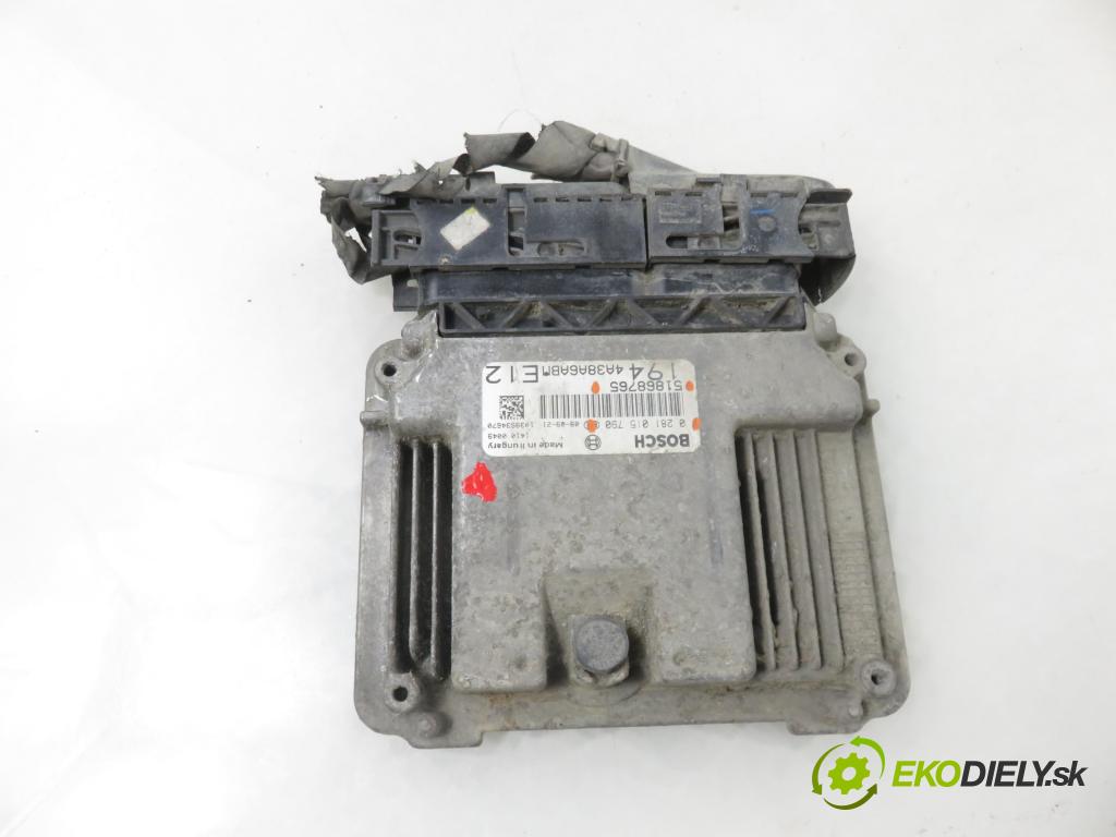 FIAT CROMA (194_) KOMBI 2010 88,00 1.9 D Multijet - 939 A1.000 1910,00 Riadiaca jednotka Motor 51868765 ; 0281015790