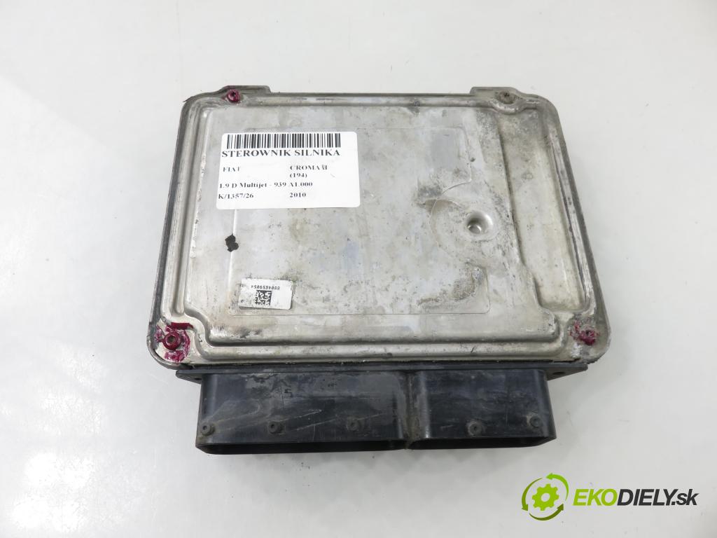 FIAT CROMA (194_) KOMBI 2010 88,00 1.9 D Multijet - 939 A1.000 1910,00 Riadiaca jednotka Motor 51868765 ; 0281015790