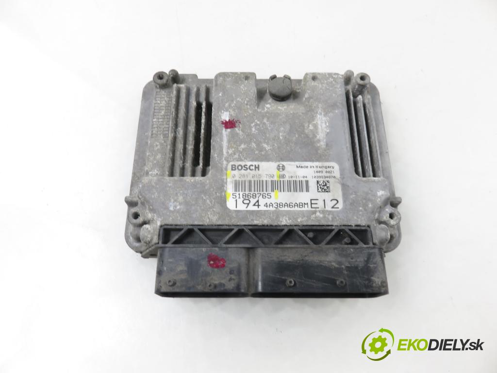 FIAT CROMA (194_) KOMBI 2010 88,00 1.9 D Multijet - 939 A1.000 1910,00 Riadiaca jednotka Motor 51868765 ; 0281015790