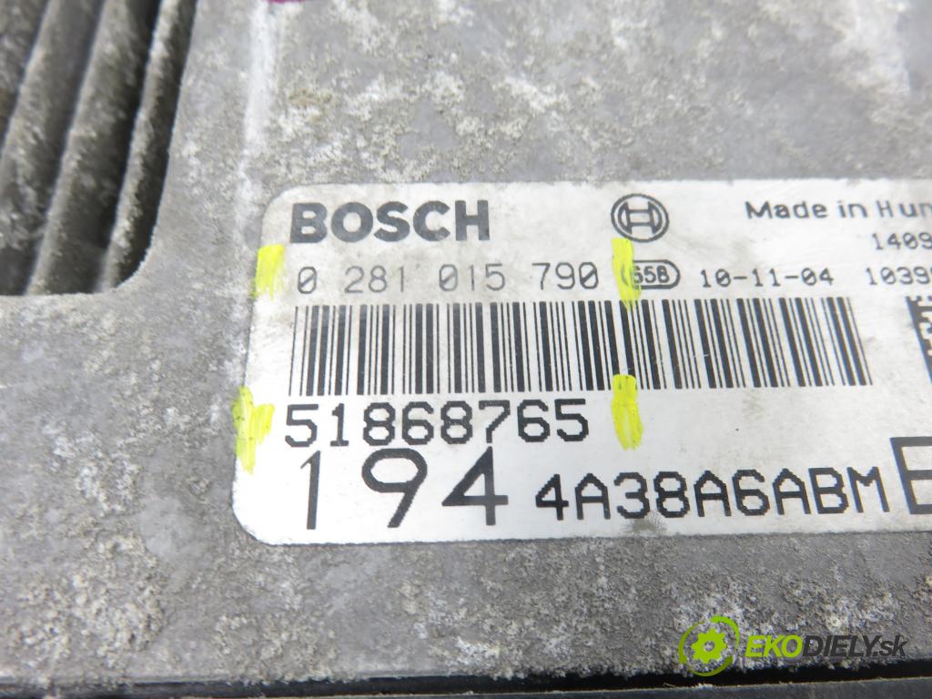 FIAT CROMA (194_) KOMBI 2010 88,00 1.9 D Multijet - 939 A1.000 1910,00 Riadiaca jednotka Motor 51868765 ; 0281015790