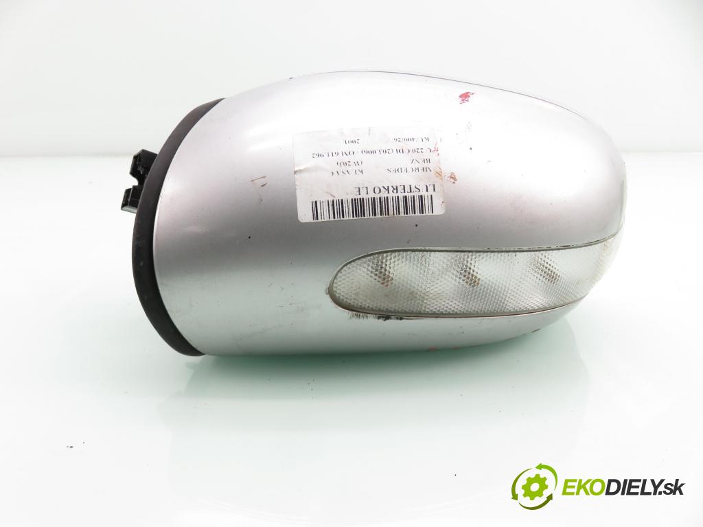 MERCEDES-BENZ KLASA C (W203) SEDAN 2001 105,00 C 220 CDI 143 - OM 611.962 2148,00 Spätné zrkadlo LE 413133417