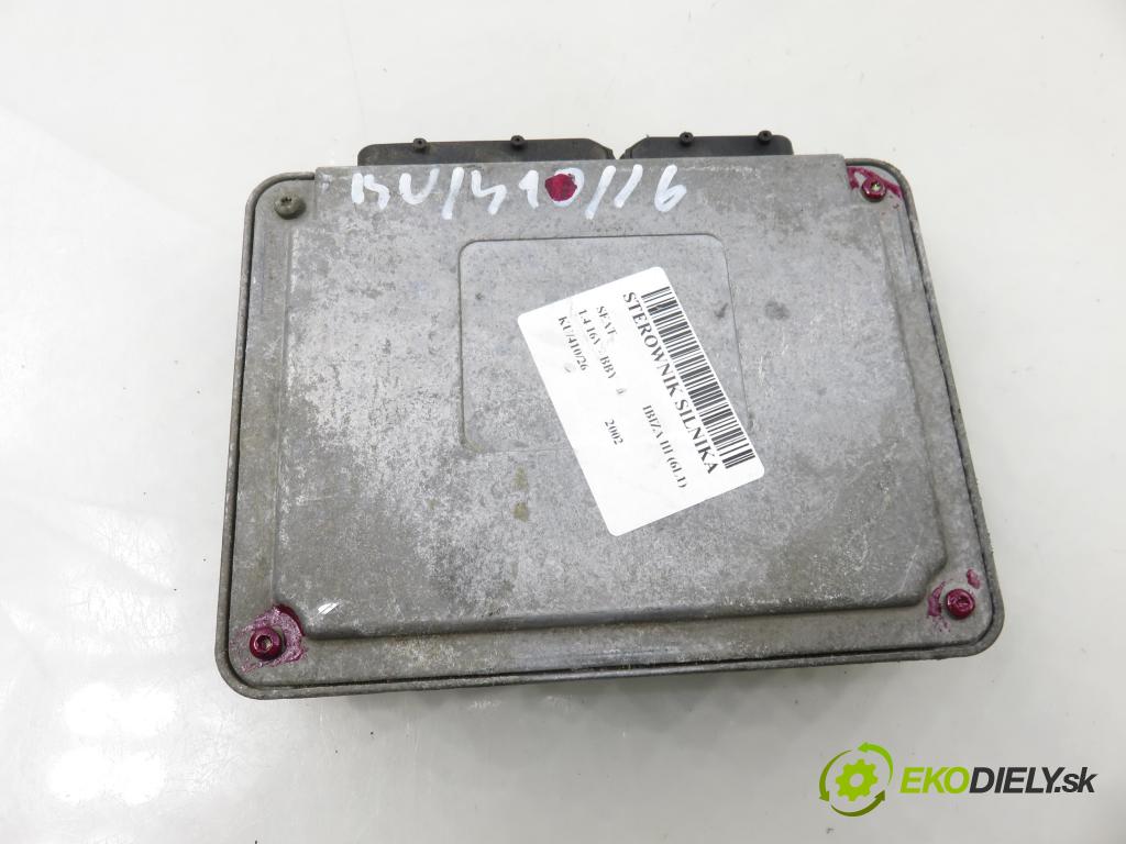 SEAT IBIZA III (6L1) HB 2002 55,00 1.4 16V - BBY 1390,00 Riadiaca jednotka Motor 036906034AJ ; IAW4MVAJ ; 6160068006
