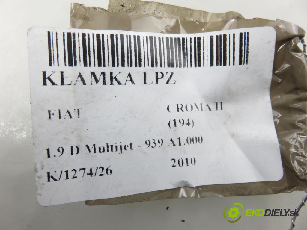 FIAT CROMA (194_) KOMBI 2010 88,00 1.9 D Multijet - 939 A1.000 1910,00 klika LPZ 51734935
