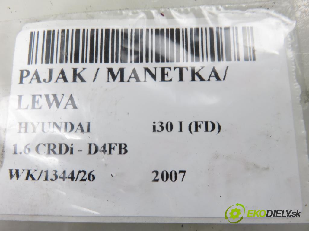 HYUNDAI i30 (FD) HB 2007 66,00 1.6 CRDi - D4FB 1582,00 / ŘAZENÍ / levá strana 934102L050