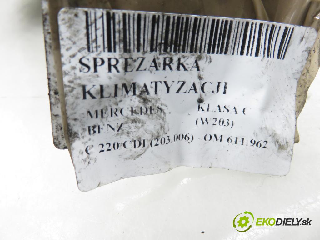 MERCEDES-BENZ KLASA C (W203) SEDAN 2001 105,00 C 220 CDI 143 - OM 611.962 2148,00 KOMPRESOR: klimatizace 4472208224 (Kompresor klimatizace)