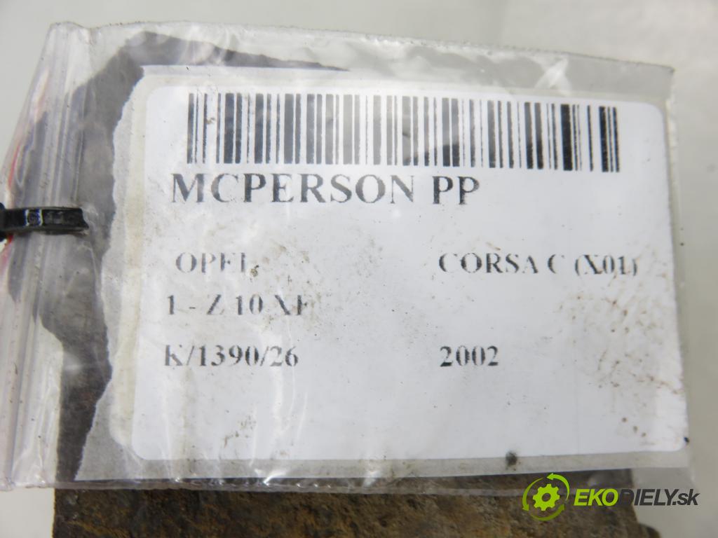 OPEL CORSA C (X01) HB 2002 43,00 1.0 12V 58 - Z 10 XE 973,00 MCPERSON PP