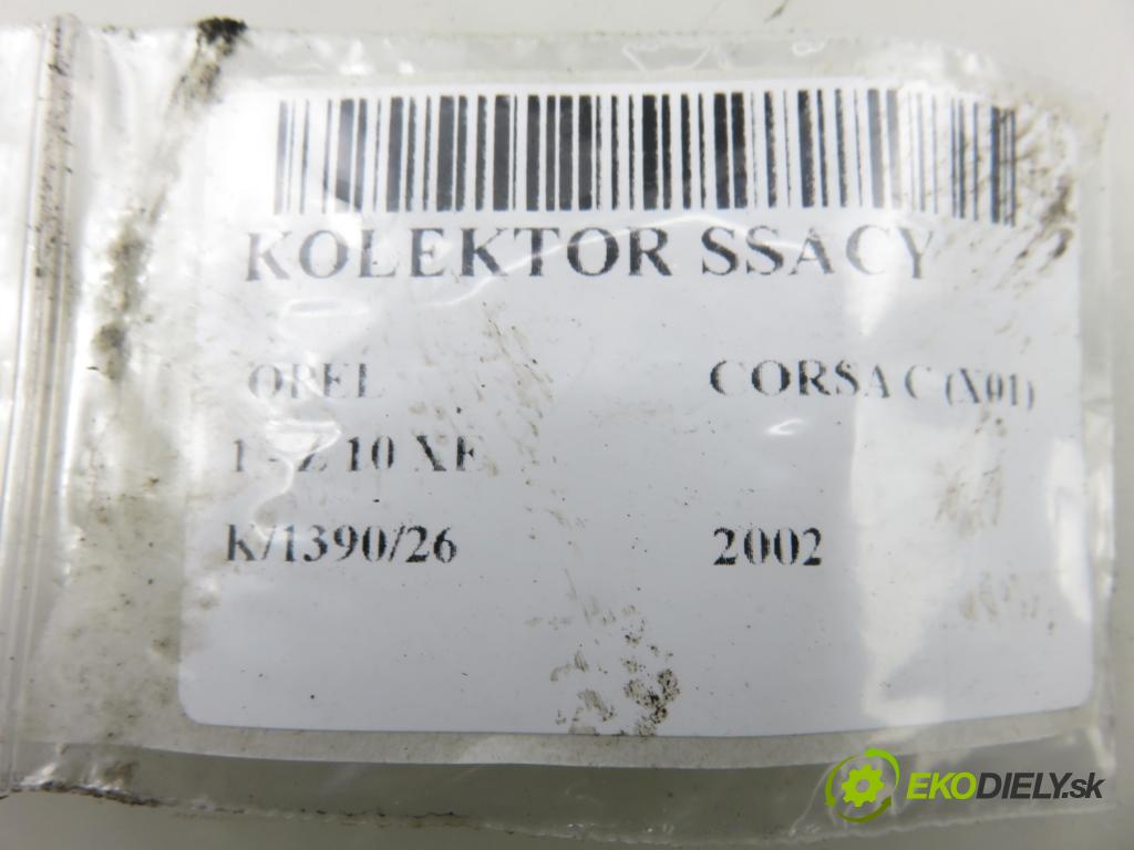 OPEL CORSA C (X01) HB 2002 43,00 1.0 12V 58 - Z 10 XE 973,00 Potrubie 09129713 ; 0280620014