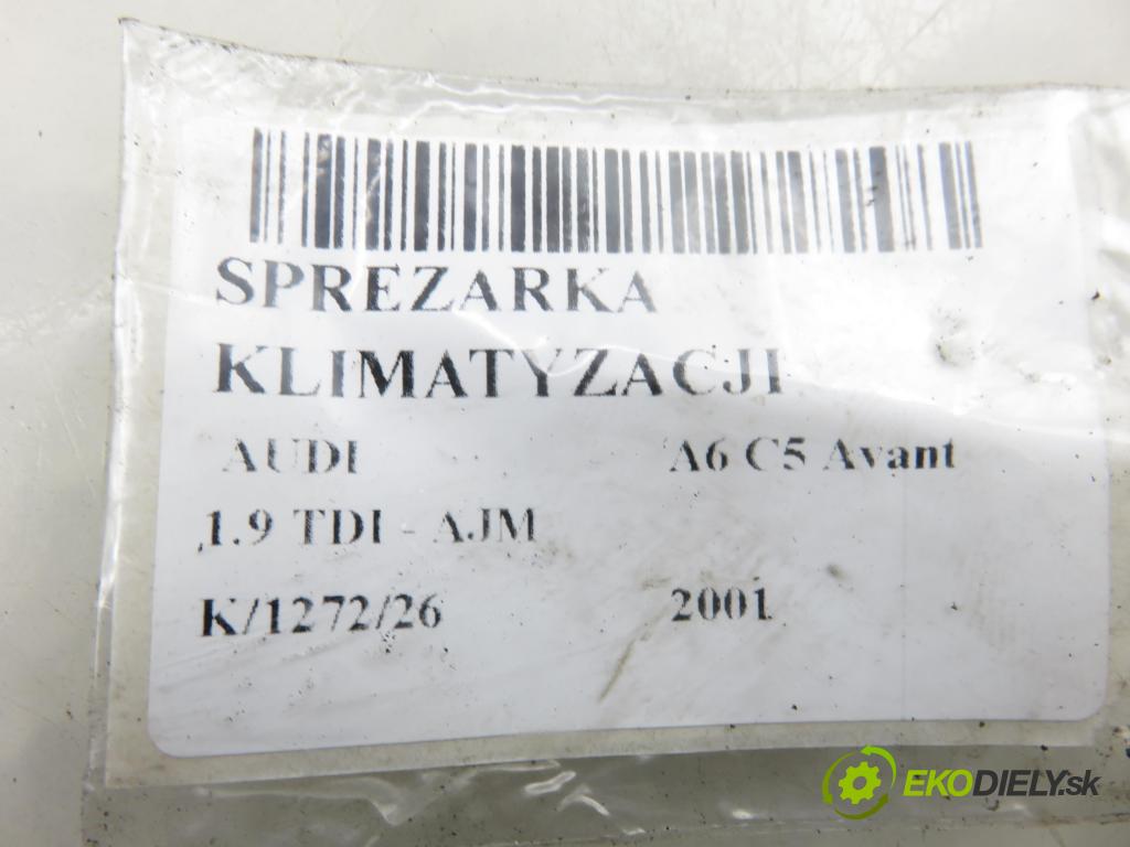 AUDI A6 Avant (4B5, C5) KOMBI 2001 85,00 1.9 TDI - AJM 1896,00 KOMPRESOR: klimatizácie 8D0260808 ; 4472208180 (Kompresor klimatizácie)