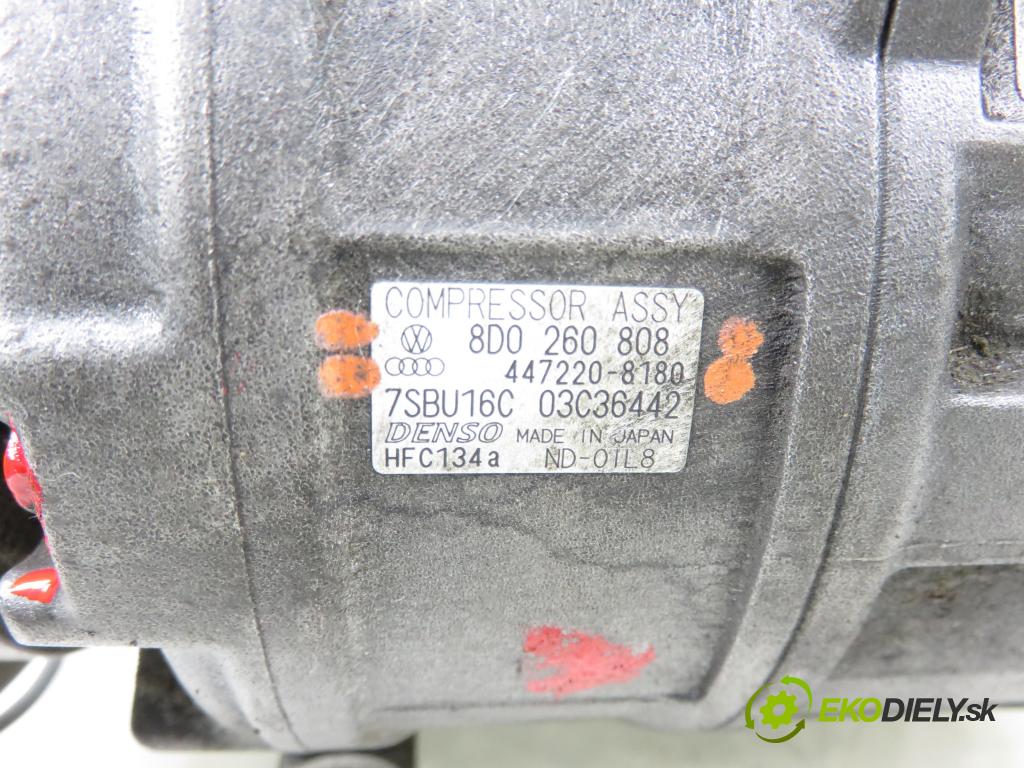 AUDI A6 Avant (4B5, C5) KOMBI 2001 85,00 1.9 TDI - AJM 1896,00 KOMPRESOR: klimatizácie 8D0260808 ; 4472208180 (Kompresor klimatizácie)