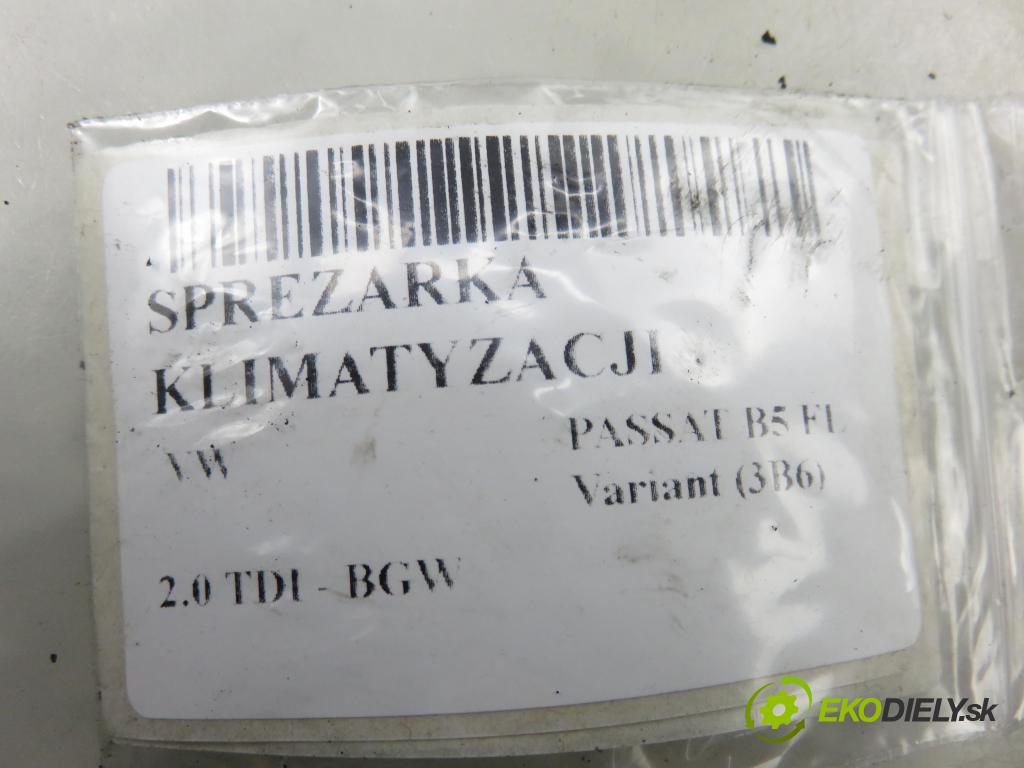 VW PASSAT B5.5 Variant (3B6) KOMBI 2004 100,00 2.0 TDI - BGW 1968,00 KOMPRESOR: klimatizácie 8D0260808 ; 4472208182 (Kompresor klimatizácie)