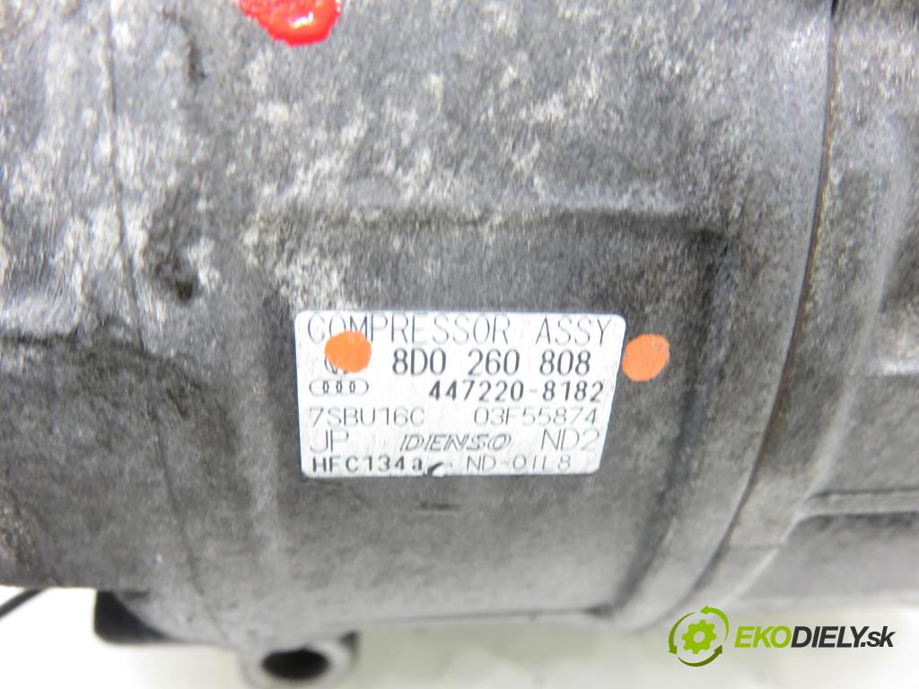 VW PASSAT B5.5 Variant (3B6) KOMBI 2004 100,00 2.0 TDI - BGW 1968,00 KOMPRESOR: klimatizácie 8D0260808 ; 4472208182 (Kompresor klimatizácie)