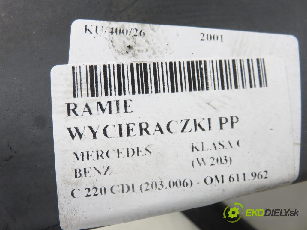 MERCEDES-BENZ KLASA C (W203) SEDAN 2001 105,00 C 220 CDI 143 - OM 611.962 2148,00 RAMENO: stierače PP 2038201944