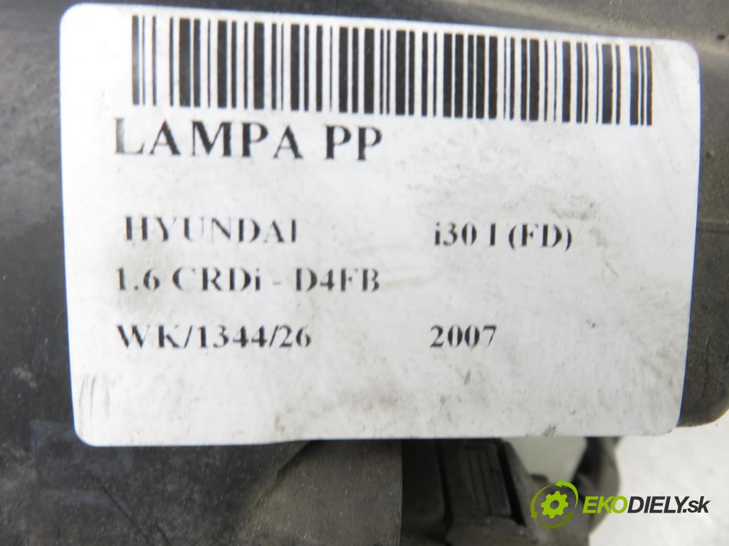 HYUNDAI i30 (FD) HB 2007 66,00 1.6 CRDi - D4FB 1582,00 světlo PP 921022LXXX