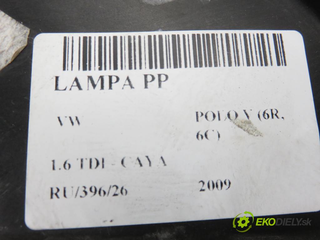 VW POLO (6R, 6C) HB 2009 55,00 1.6 TDI - CAYA 1598,00 světlo PP 6R1941016E ; 89093890