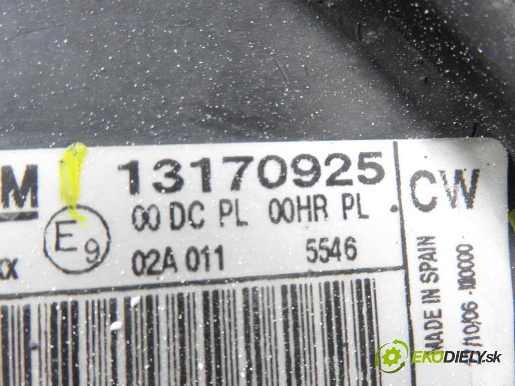 OPEL VECTRA C (Z02) SEDAN 2006 88,00 1.9 CDTI - Z 19 DT 1910,00 Svetlo PP 13170925 ; 13170925CW