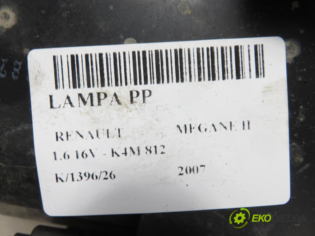RENAULT MEGANE II (BM0/1_, CM0/1_) HB 2007 82,00 1.6 16V - K4M 812 1598,00 Svetlo PP