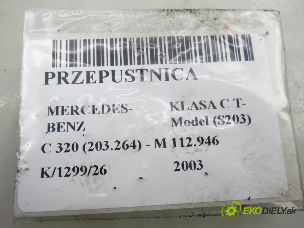 MERCEDES-BENZ KLASA C T-Model (S203) KOMBI 2003 160,00 C 320 (203.264) - M 112.946 3199,00 škrtíci klapka 1121410125 ; 0280750019 (Škrticí klapka)