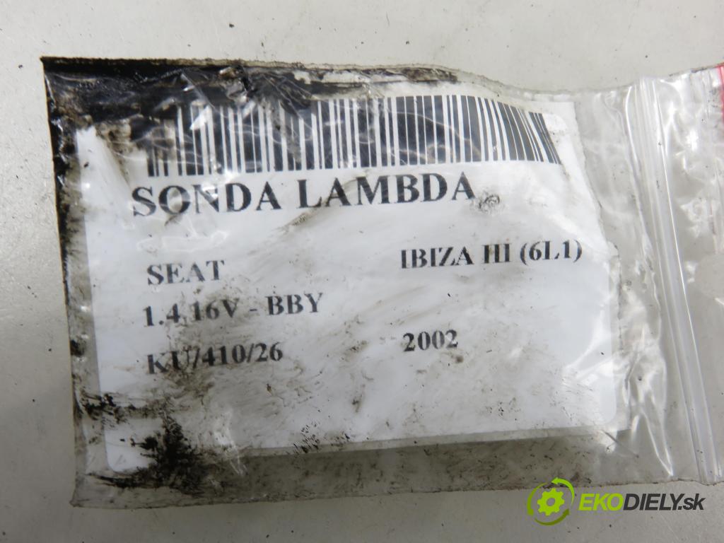 SEAT IBIZA III (6L1) HB 2002 55,00 1.4 16V - BBY 1390,00 sonda lambda 030906262K (Lambda sonda)