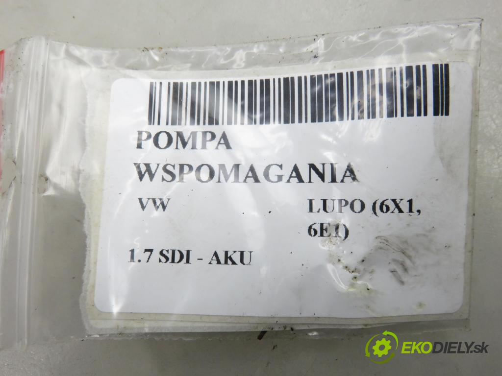 VW LUPO (6X1, 6E1) HB 1999 44,00 1.7 SDI - AKU 1716,00 pumpa servočerpadlo 6N0422154A ; 26069334 (Servočerpadlo)
