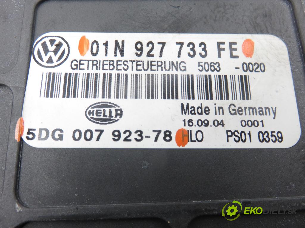 VW PASSAT B5.5 Variant (3B6) KOMBI 2004 74,00 1.9 TDI - AVB 1896,00 Riadiaca jednotka prevodovky 01N927733FE ; 5DG00792378
