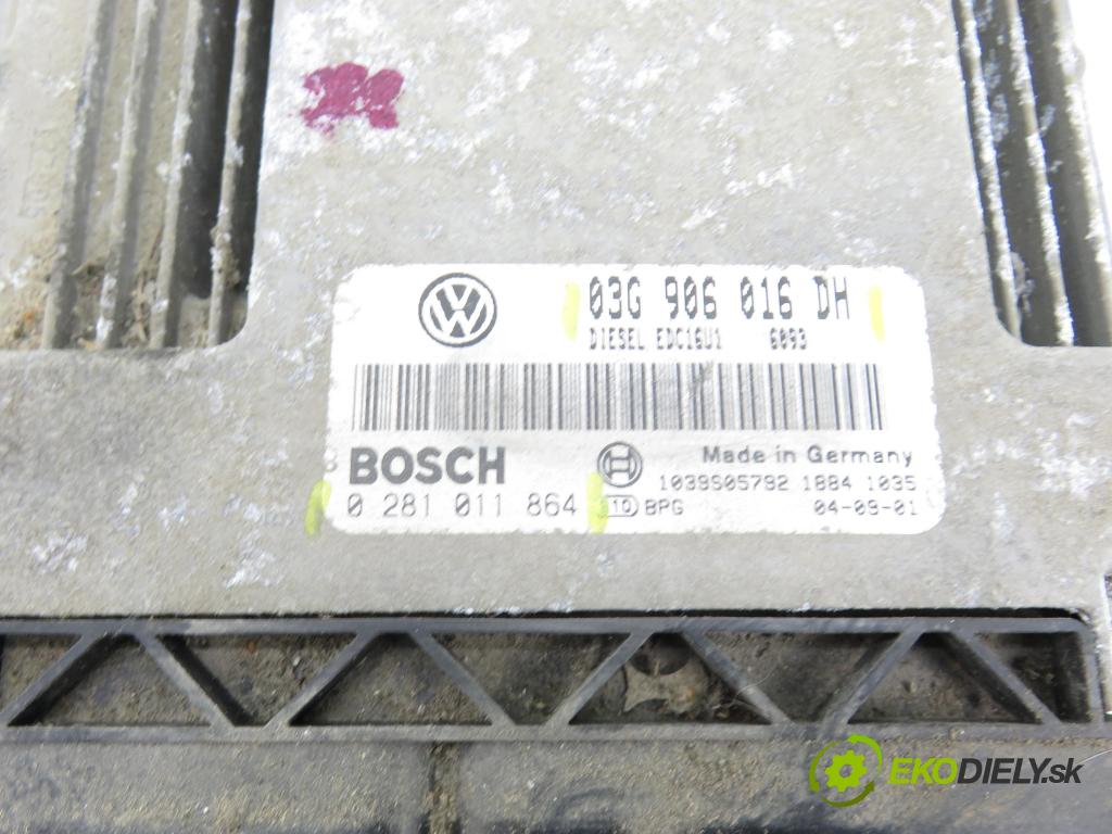 SEAT ALTEA (5P1) MINIVAN 2004 77,00 1.9 TDI - BJB 1896,00 Riadiaca jednotka Motor 03G906016DH ; 0281011864