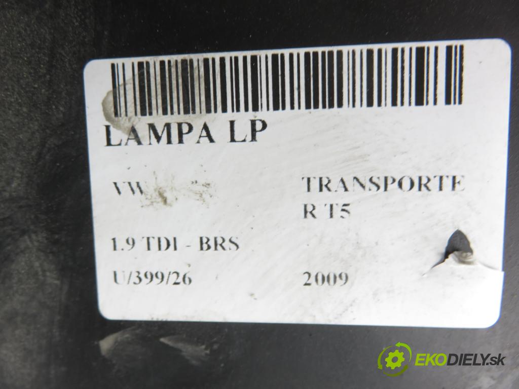 VW TRANSPORTER V Skrzynia (7HA, 7HH, 7EA, 7EH) FURGON 2009 75,00 1.9 TDI - BRS 1896,00 světlo LP 0301191301