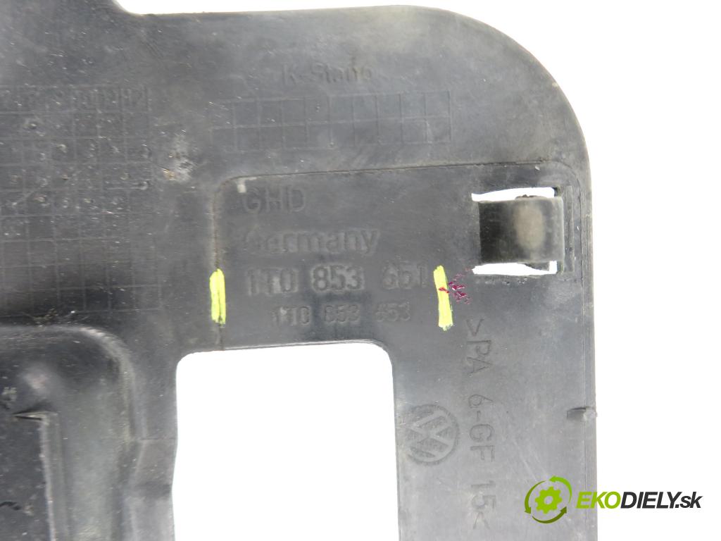 VW TOURAN (1T1, 1T2) MINIVAN 2005 103,00 2.0 TDI 16V 140 - BKD 1968,00 mřížka / maska 1T0853651 ; 1T0853653