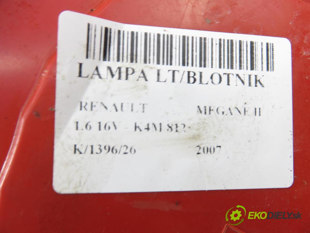 RENAULT MEGANE II (BM0/1_, CM0/1_) HB 2007 82,00 1.6 16V - K4M 812 1598,00 světlo levé zadní
