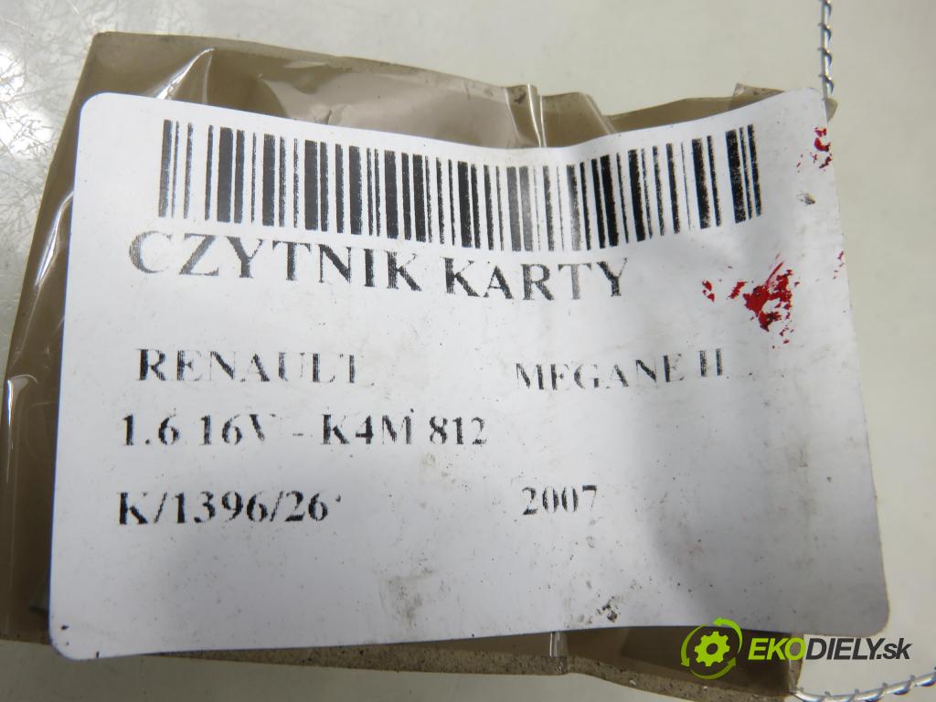 RENAULT MEGANE II (BM0/1_, CM0/1_) HB 2007 82,00 1.6 16V - K4M 812 1598,00 CZYTNIK KARTY: S118539002E ; 8200125077