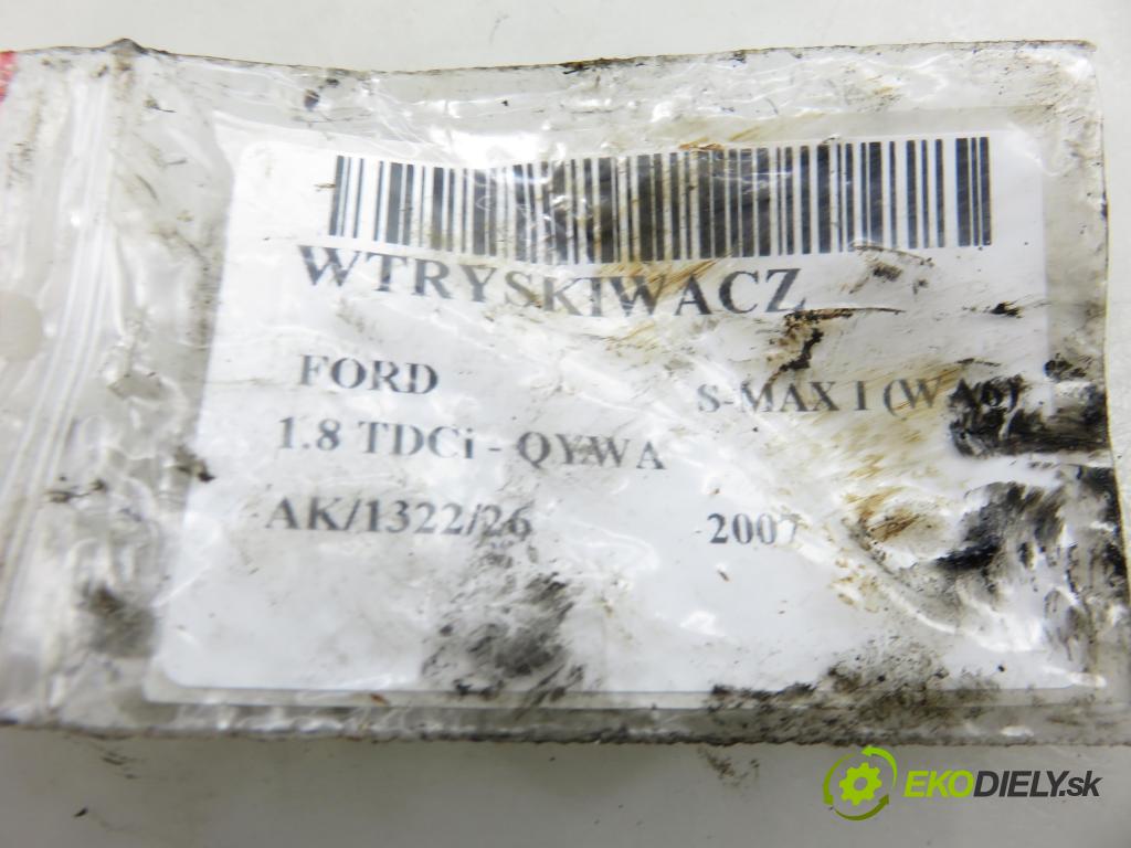 FORD S-MAX (WA6) MINIVAN 2007 92,00 1.8 TDCi - QYWA 1753,00 vstrekovač 4M5Q9F593AD (Vstrekovač paliva)