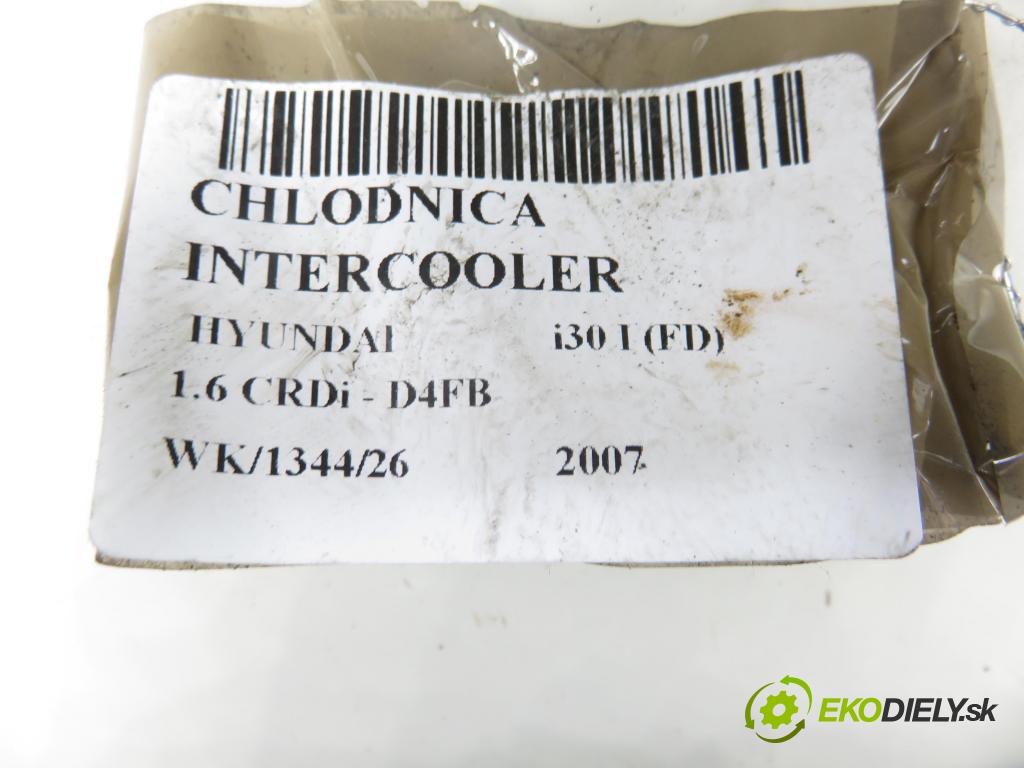 HYUNDAI i30 (FD) HB 2007 66,00 1.6 CRDi - D4FB 1582,00 chladič intercooler 282702A62X