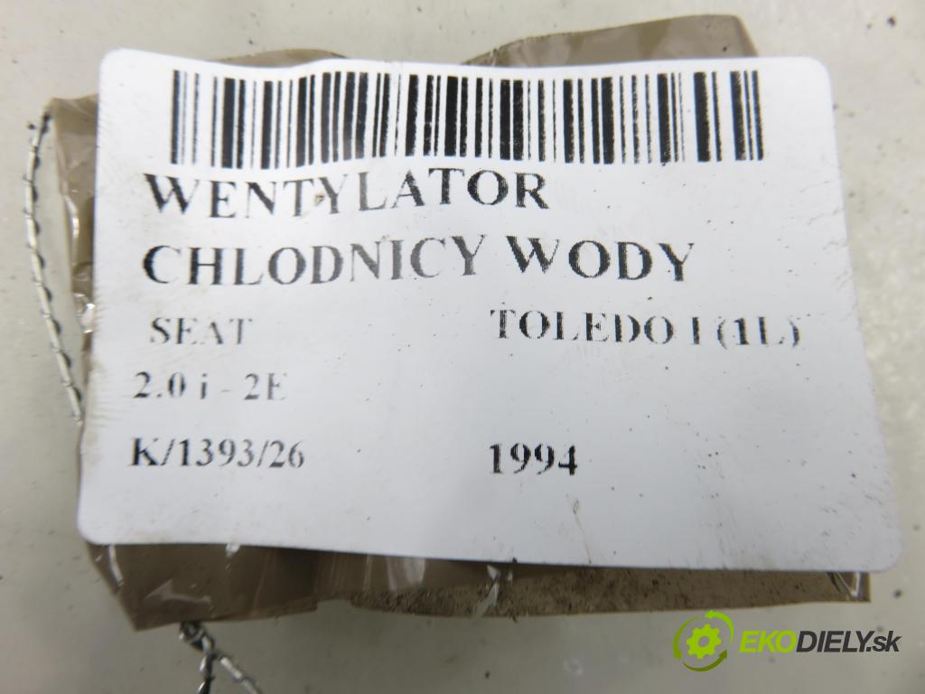 SEAT TOLEDO I (1L) LIFTBACK 1994 85,00 2.0 i - 2E 1984,00 Ventilátor chladič vody 165959455AC