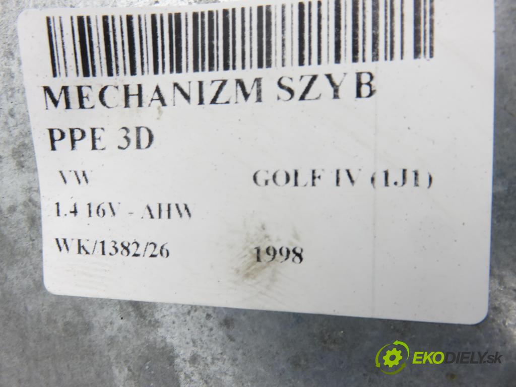 VW GOLF IV (1J1) HB 1998 55,00 1.4 16V - AHW 1390,00 mechanismus oken PPE 3D 1J3837462D