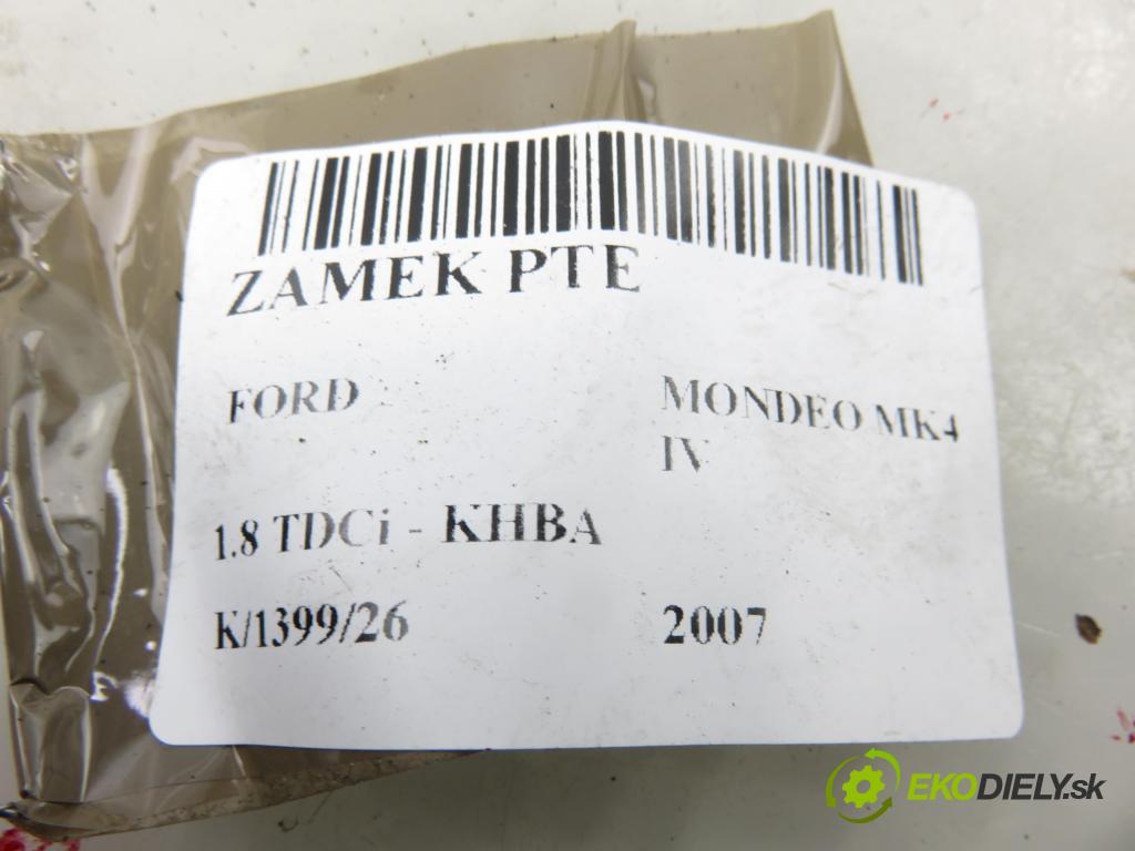 FORD MONDEO IV (BA7) LIFTBACK 2007 92,00 1.8 TDCi - KHBA 1753,00 zámok PTE 6M2AR26412EC