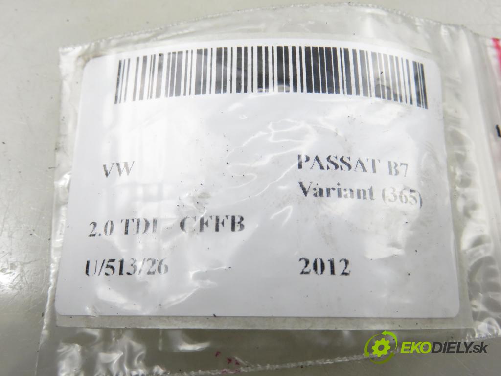 VW PASSAT B7 Variant (365) KOMBI 2012 103,00 2.0 TDI - CFFB 1968,00 lišta vstřikovací 03L089N ; 0281006075 ; 03L906054 (Vstřikovací lišta)