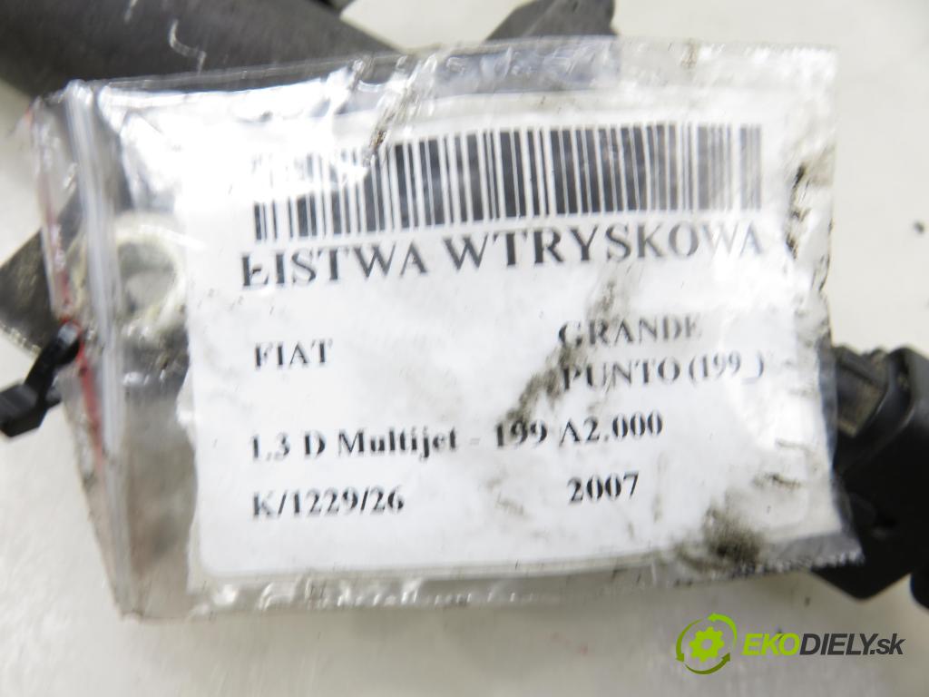 FIAT GRANDE PUNTO (199_) HB 2007 55,00 1.3 D Multijet - 199 A2.000 1248,00 lišta vstřikovací 55211906 ; 0445214086 ; 0281002507 (Vstřikovací lišta)