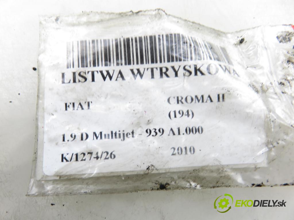 FIAT CROMA (194_) KOMBI 2010 88,00 1.9 D Multijet 120 - 939 A1.000 1910,00 lišta vstřikovací 55215204 ; 0445214190 (Vstřikovací lišta)