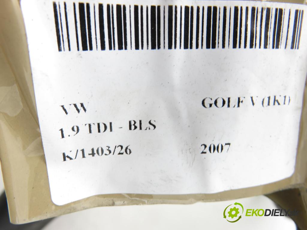 VW GOLF V (1K1) HB 2007 77,00 1.9 TDI - BLS 1896,00 Rúra intercoolera turba 3C0145840H