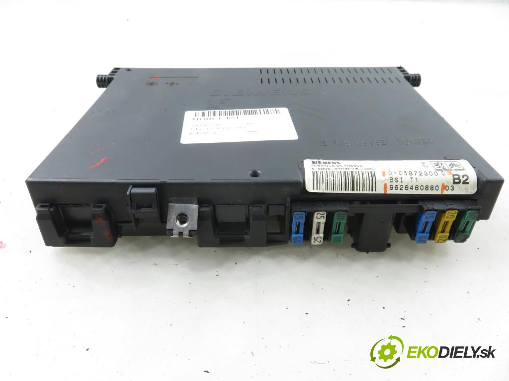 PEUGEOT 206 liftback (2A/C) HB 2000 55,00 1.4 i - KFW (TU3JP) 1360,00 MODUL BSI 9626460880 ; S105872300G