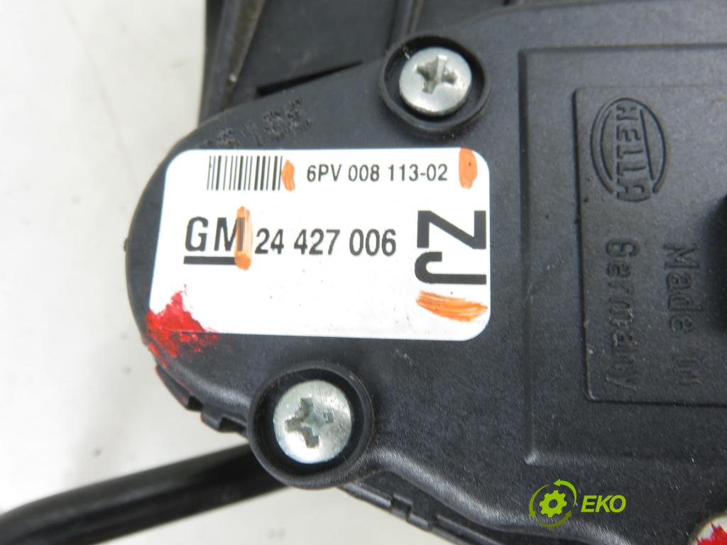 OPEL ASTRA H GTC (L08) HB 2007 66,00 1.4 - Z 14 XEP 1364,00 potenciometr plynového pedálu 24427006ZJ ; 6PV00811302 (Potenciometr plynového pedálu)