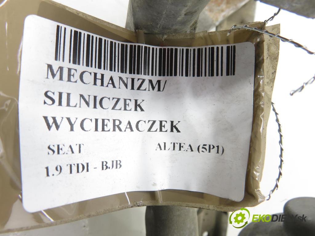 SEAT ALTEA (5P1) MINIVAN 2004 77,00 1.9 TDI - BJB 1896,00 MECHANISMUS/ motorek stěračů 5P0955024C ; 3397020646 ; 5P0955120A