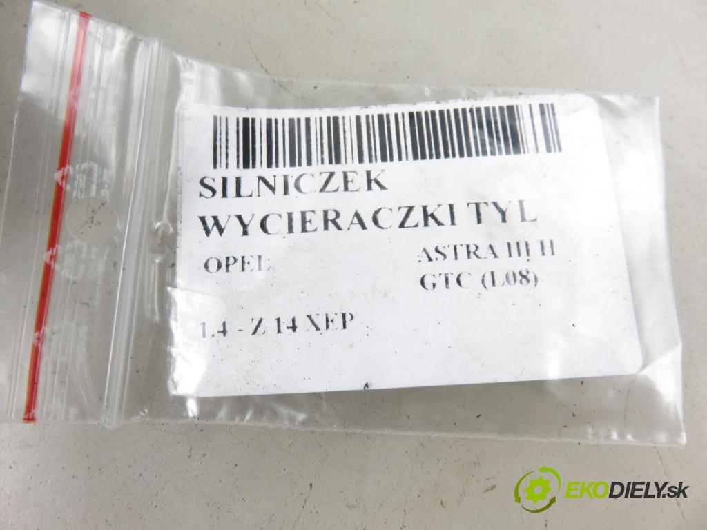 OPEL ASTRA H GTC (L08) HB 2007 66,00 1.4 - Z 14 XEP 1364,00 Motorček stierače zadné 0390201591 ; 13105981